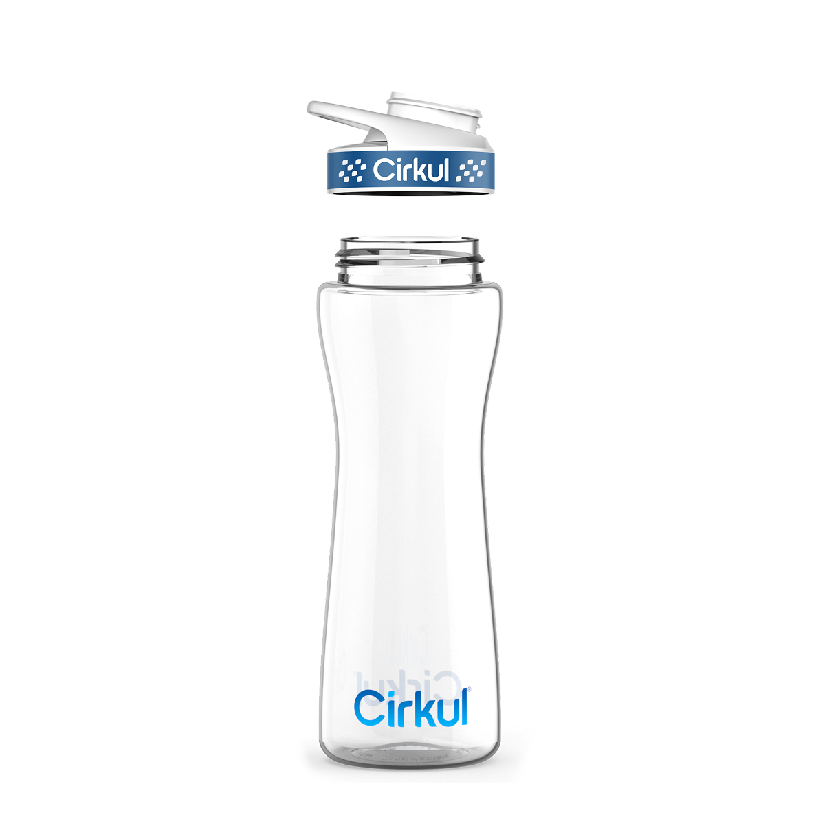 22oz. Plastic Bottle & Comfort Grip Lid